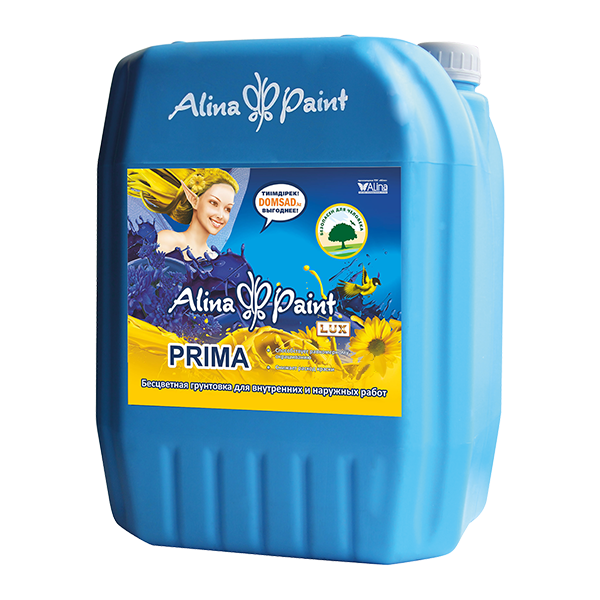 Грунтовка ALINA PAINT Prima, 5 кг, цена - купить в интернет-магазине